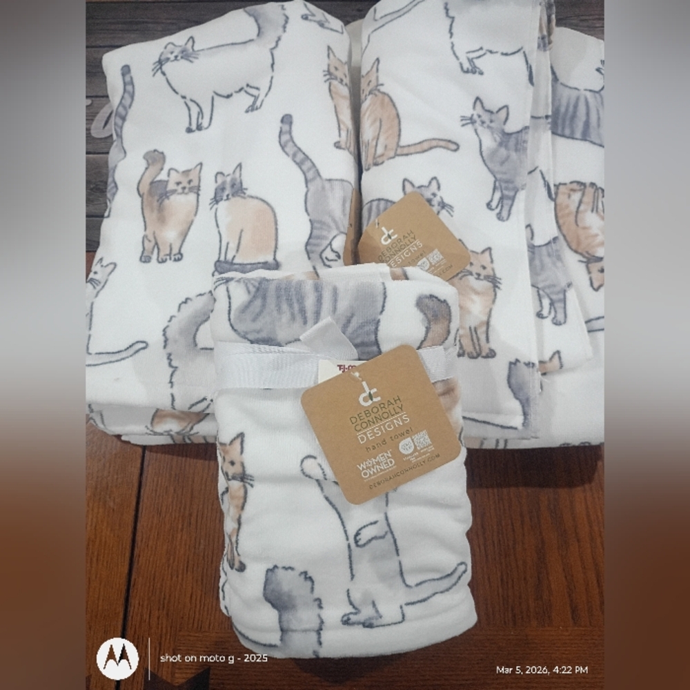 Deborah Connelly Cat Towels (4)